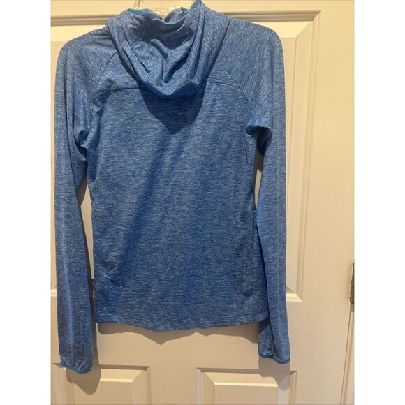 EUC Nike Running Dri Fit Hooded Pullover 685818 Women's Element Hoodie XS Blue - Picture 3 of 9